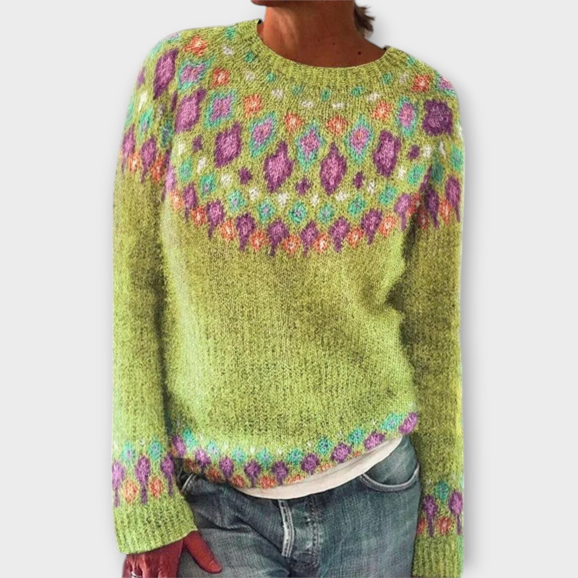 Devyn – Casual and comfortable retro sweater