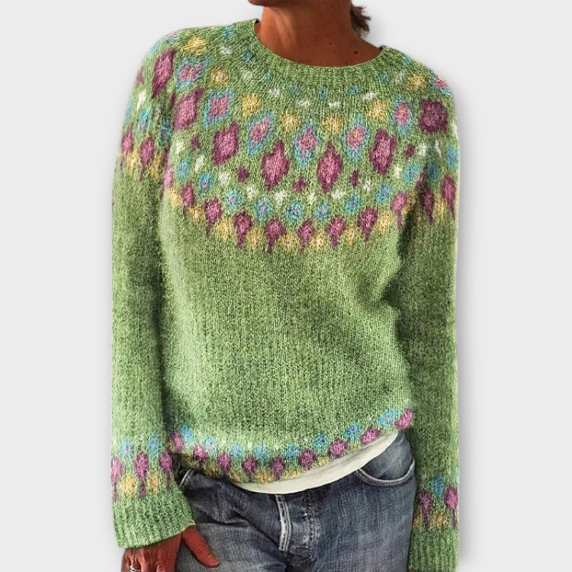 Devyn – Casual and comfortable retro sweater